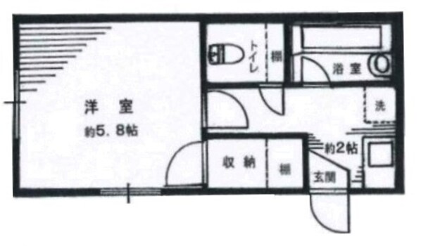 篠田ハイツの物件間取画像